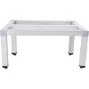 18x12" Aluminum Dunnage Rack - 1000 Lb Heavy-Duty Elevated Storage w/Lockable Casters for Commercial Kitchen, Supermarket & Grocery - 4 of 4