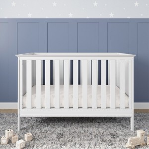 Child Craft Atwood 3-in-1 Convertible Crib, Converts to Day Bed, Toddler Bed, 3 Mattress Positions, Baby Safe Finish - 1 of 4