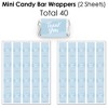 Big Dot of Happiness Dusty Blue Elegantly Simple - Guest Party Favors Candy Favor Sticker Kit - 304 Pieces - 3 of 4
