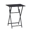 NicBex Folding Side Table Set of 2 Modern Portable Small Desk 2-Piece Folding End Table for Living Room, Bedroom, Space Saving - 3 of 4