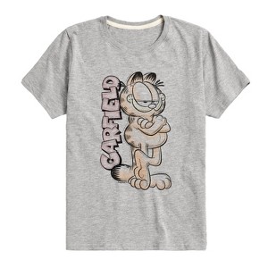 Boys' - Garfield - Logo Vertical Short Sleeve Graphic T-Shirt - 1 of 4