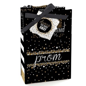 Big Dot of Happiness Prom - Prom Night Party Favor Boxes - Set of 12 - 1 of 4