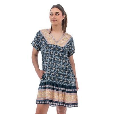 Aventura Clothing Women's Geometric Vernazza A-line Dress