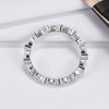 Scallop Eternity Wedding Band Ring for Women Sterling Silver Cz Ginger Lyne Collection - image 3 of 4