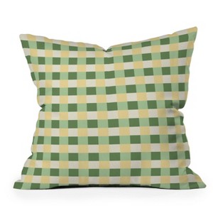 Deny Designs 18"x18" Camilla Foss Folktale Gingham Throw Pillow - 1 of 4