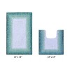 Torrent Collection 2 Piece 100% Soft Cotton Tufted Weave Bath Rug Set, Ombre Pattern, Super Soft & Absorbent, Machine Washable Bathroom Mats - 2 of 4