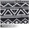 Waterproof Outdoor Rugs Modern Geometric Reversible Mat, UV-Resistant Plastic Straw Rug for RV Porch Deck Balcony Beach - 3 of 4