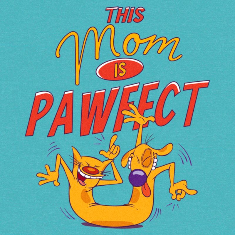 Women's Catdog This Mom Is Pawfect Racerback Tank Top, 2 of 5