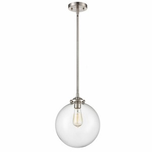 Beacon - 1 Light Stem Hung Mini Pendant In Industrial Style-11.38 Inches Tall and 10 Inches Wide - 1 of 1