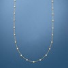 Ross-Simons 4.50 ct. t.w. CZ Station Necklace in 18kt Yellow Gold Over Sterling - 4 of 4