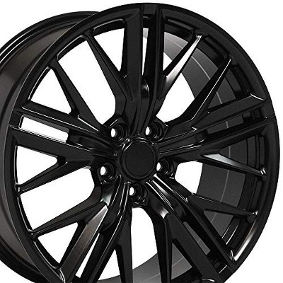 OE Wheels CV25 20 Inch Rim Fits Camaro ZL1 Style 5x120 20x9.5 Satin Black - Hollander 5773 (1)