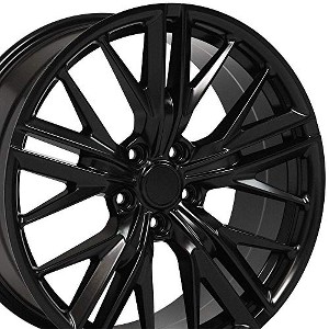 OE Wheels CV25 20 Inch Rim Fits Camaro ZL1 Style 5x120 20x9.5 Satin Black - Hollander 5773 (1) - 1 of 4