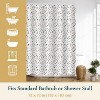 LunaLulinlk Weighted-Hem Fabric Bathroom Curtain - 2 of 4