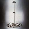 Urban Ambiance Luxury Modern Indoor Pendant,  22''H x 24-1/2"W x 24-1/2''D,  Architectural Bronze Finish, UHP4834 - 3 of 4