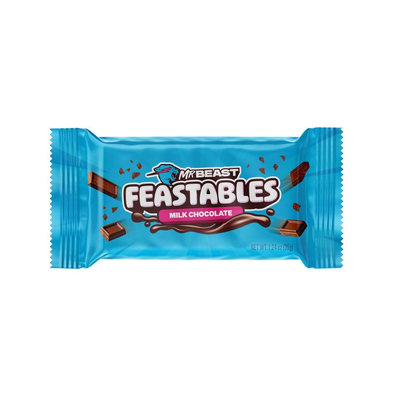 Feastables MrBeast Bar Milk Chocolate Candy 35g, 1 of 5