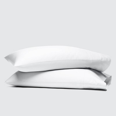 Aireolux Supreme Egyptian Cotton Sateen Standard Pillowcase Set, White