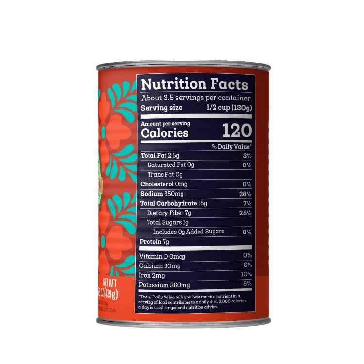 Siete Organic Gluten Free Vegan Charro Beans - 15.5oz, 3 of 5