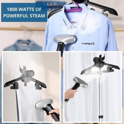 SALAV Commercial-Grade Smart Automatic Shut-off 1800W Standing Garment Steamer White