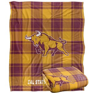 California State University, Dominguez Hills Campus Plaid Spirit Silky Touch Super Soft Throw Blanket 50x60 - 1 of 4