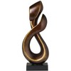 Studio 55D Open Infinity 25" High Gold Sculpture - 3 of 4