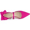 Allegra K Women's Satin Upper Pointed Toe Bow Decor Stiletto Heels Pumps - 4 of 4
