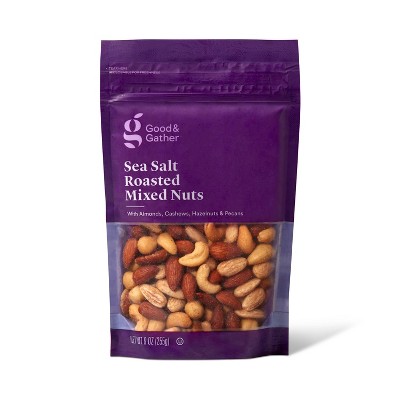 Sea Salt Roasted Mixed Nuts - 9oz - Good & Gather™