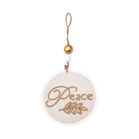 Gallerie II Embellished Peace Ornament - image 1 of 3