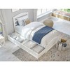 AFI Furnishings Warren Platform Bed T with Footboard & Drawers WH - 4 of 4