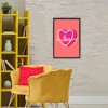 Stupell Industries Love Neon over Heart Floating Frame Canvas Art - 3 of 4