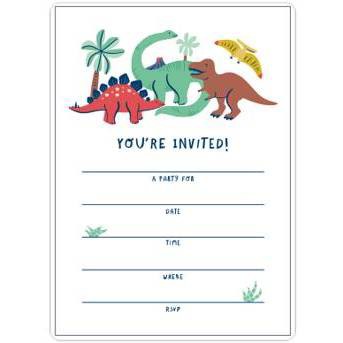 10ct Invitation Boy Dino - Spritz™