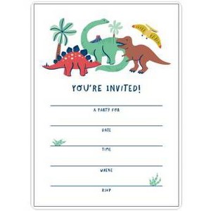 10ct Invitation Boy Dino - Spritz™ - 1 of 1