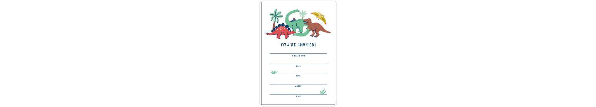 10ct Invitation Boy Dino - Spritz™