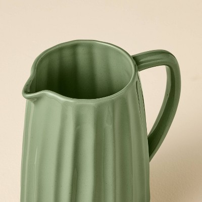 65 fl oz Stoneware Beverage Pitcher - Thumbnail 3