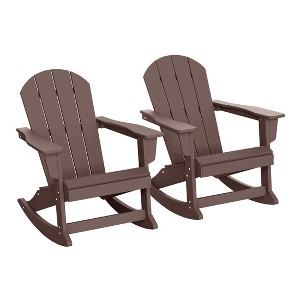 WestinTrends  Outdoor Patio Porch Rocking Adirondack Chair - 1 of 4