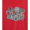 Women's - Are You Afraid of the Dark - Monster Patches Cropped Graphic T-Shirt - 2 of 4