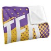 Hunter College Fan Zone Silky Touch Super Soft Throw Blanket 50x60 - 3 of 4
