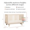 Babyletto Hudson 3-in-1 Convertible Crib with Toddler Rail - 4 of 4