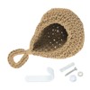 Unique Bargains Kitchen Hanging Garlic Potato Vegetable Fruit Teardrop Decor Hand-Woven Baskets - 3 of 4