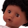 Gotz: Baby Doll with Brown Sleeping Eyes and Black Curly Hair to Wash & Style - 2 of 4