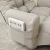 NicBex 360°Swivel Lazy Chair Gaming Recliner with Ottoman & Adjustable Head & Waist,Rotatable Lounge Chair with Footstool for Adults,Kids&Gamers,Gray - 4 of 4