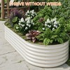 COZONY Galvanized Raised Garden Bed, Tall Metal Planter Box for Vegetables, Flowers and Herbs - 2 of 4