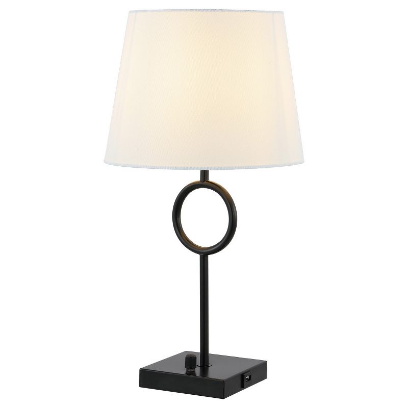 Vynn 19" Table Lamp W/Usb - Black - Safavieh., 3 of 5