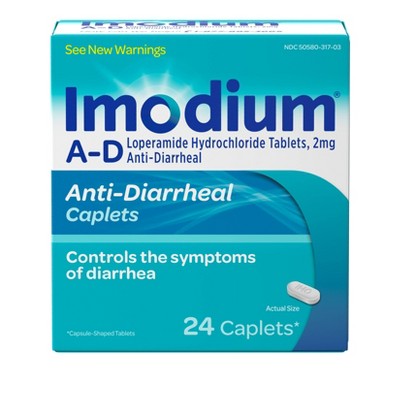 Imodium Anti-Diarrheal caplets - 24ct