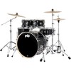 PDP by DW Mainstage 5-Piece Complete Drum Set With 22" Bass Drum & Paiste Cymbals Black Sparkle - 3 of 4