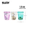 Blush Mermaid Glitter Shot Glasses, Sparkly Party Supplies for Cocktails,  Stackable Shooters, 1.5 Oz, Set of 3, Multicolor - 3 of 4