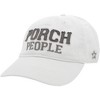 Pavilion Gift Company - Porch People - White Adjustable Hat - Hats - 3 of 4