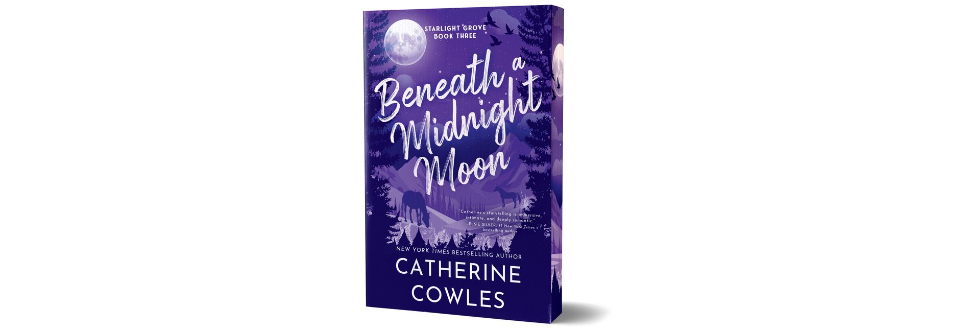 Beneath a Midnight Moon (Deluxe Edition) - (Starlight Grove) by  Catherine Cowles (Paperback)