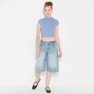 Women's Low-Rise Denim Skater Shorts - Wild Fable™ - 1 of 3