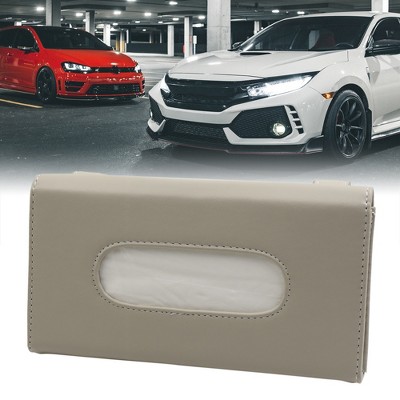 The Custom Edge Luxury Auto Visor Tissue Holder Beige 