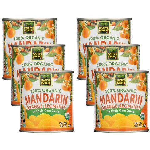 Native Forest Organic Mandarin Oranges, 10.7 Ounce Cans (Pack of 6)